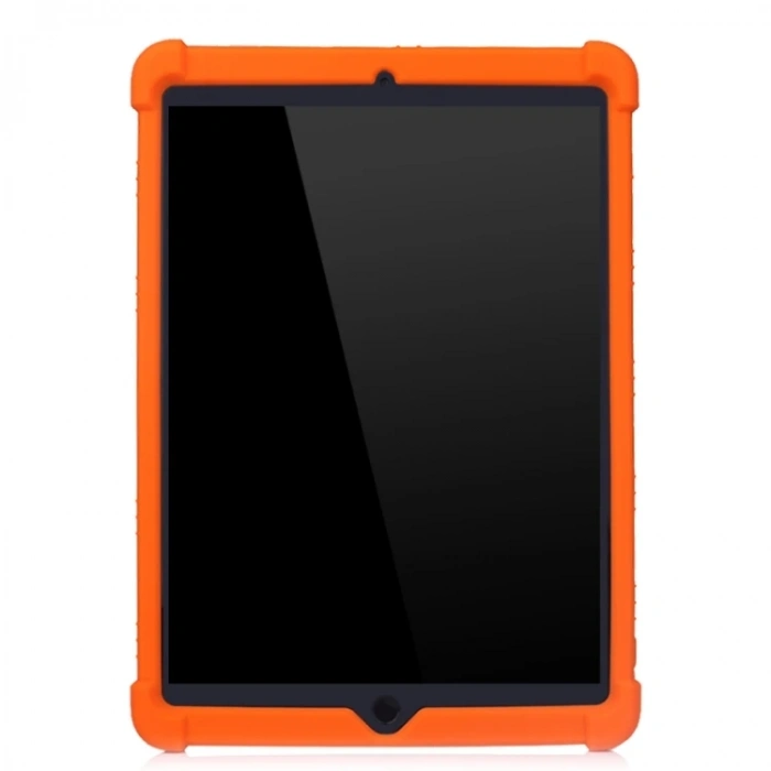 Nevamel İPad 7 10.2 inch- İPad Air 3 10.5 inch Kılıf Standlı Darbe Emici Silikon Kılıf-(5775)