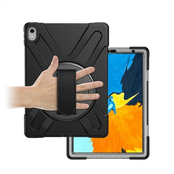 Nevamel İpad Pro 11 İnch (2021-2020-2018)3 Katmanlı Standlı Zırh Kılıf-(5775)