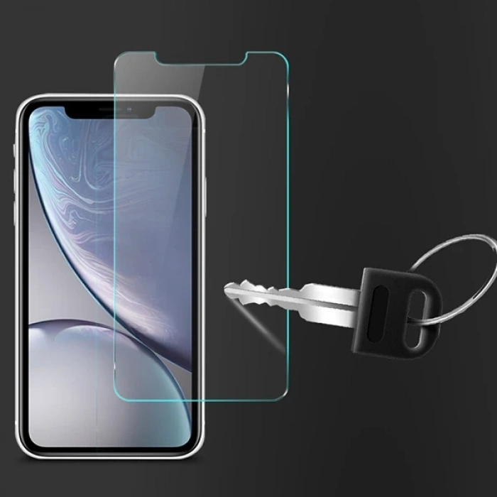 Nevamel İPhone 11/İPhone XR 6.1Kırılmaz tempered  Cam Ekran Koruyucu-(5775)