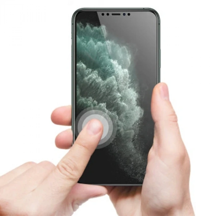 Nevamel İPhone 11 Pro Film Ön Arka Full Koruyucu Membran Nano Hidrojel Koruyucu Set-(5775)