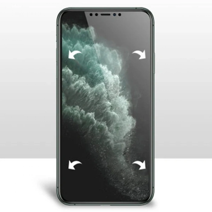 Nevamel İPhone 11 Pro Max 6.7 Film Ön Arka Full Koruyucu Membran Nano Hidrojel Koruyucu Set-(5775)