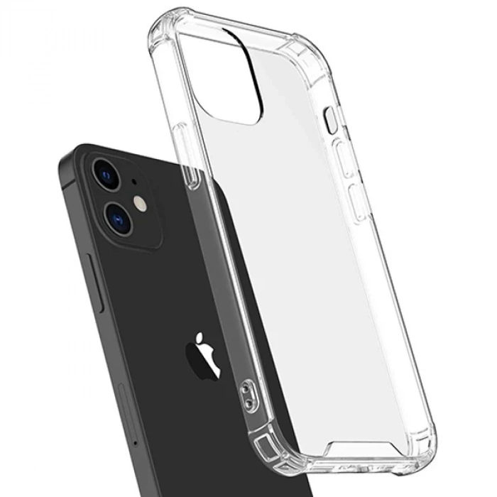 Nevamel İPhone 12-İPhone 12 Pro 6.1 Anti-Drop Silikon Kılıf Shockproof-(5775)