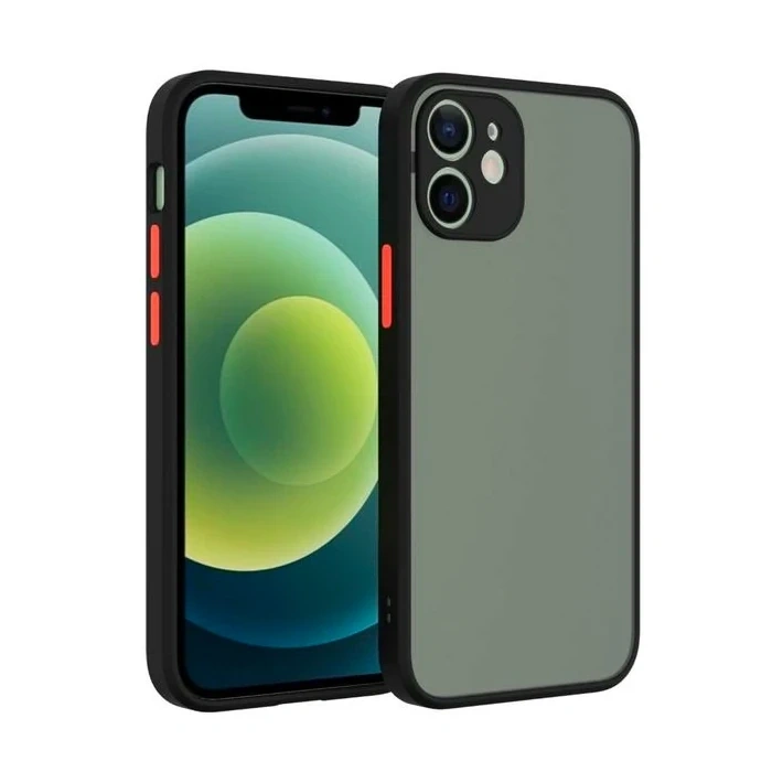 Nevamel iPhone 12 Mini 5.4inç Kamera Korumalı Premium Silikon Kılıf-(5775)