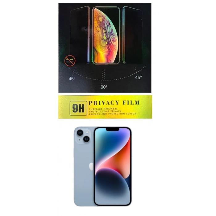 Nevamel® iPhone 13 Hayalet Ekran Koruyucu Kırılmaz Cam (1431)