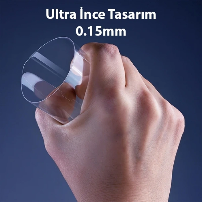 Nevamel iPhone 13 Pro 6.1 Film Ön Arka Full Koruyucu Nano Hidrojel Koruyucu Set-(5775)