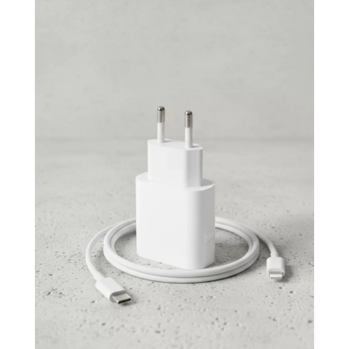 Nevamel® iPhone 14 13 12 11 XR XS Max 20W Lightning Şarj Adaptörü Kablo Dahil