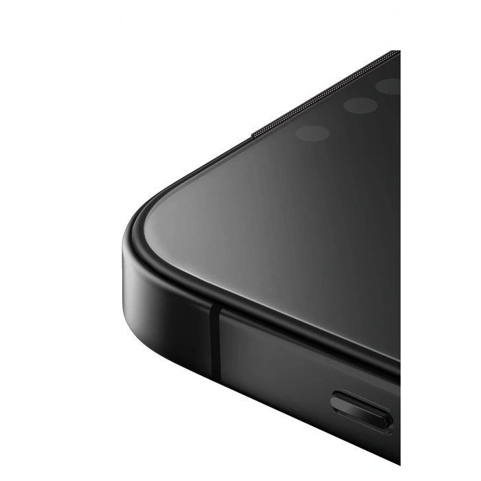 Nevamel® iPhone 14 Pro Ekran Koruyucu Kırılmaz Cam Çıtalı Koruyucu (1431)