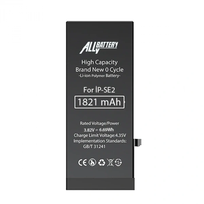 Nevamel iPhone SE 2020 1821 Mah Yüksek Kapasiteli Pil Batarya-(5775)