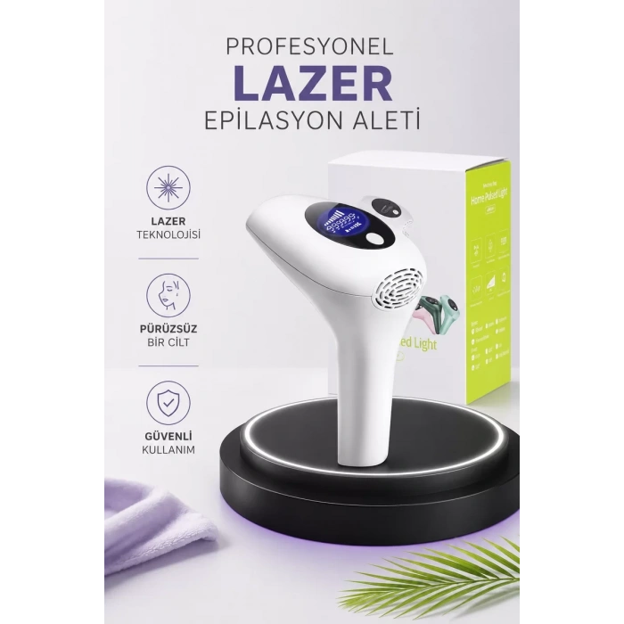 Nevamel® IPL Lazer Teknolojili Dijital Ekranlı Epilasyon Cihazı