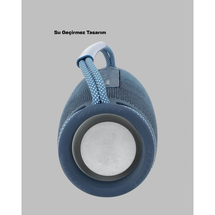 Nevamel® IPX5 Su Geçirmez Taşınabilir Bluetooth Hoparlör Renkli Işıklı Yeni Nesil