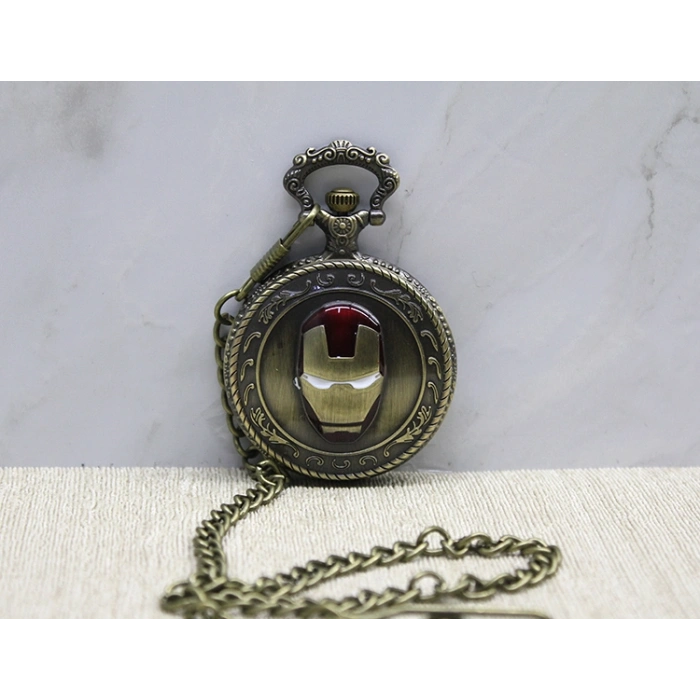 Nevamel Iron Man Tasarımlı Köstekli Saat