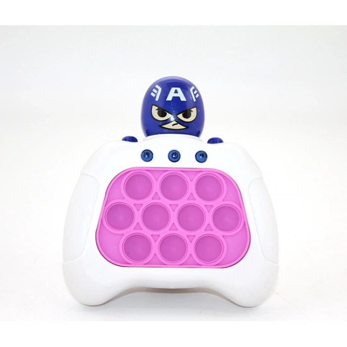 Nevamel® Işıklı Müzikli Pop-It Captain America Tasarımlı