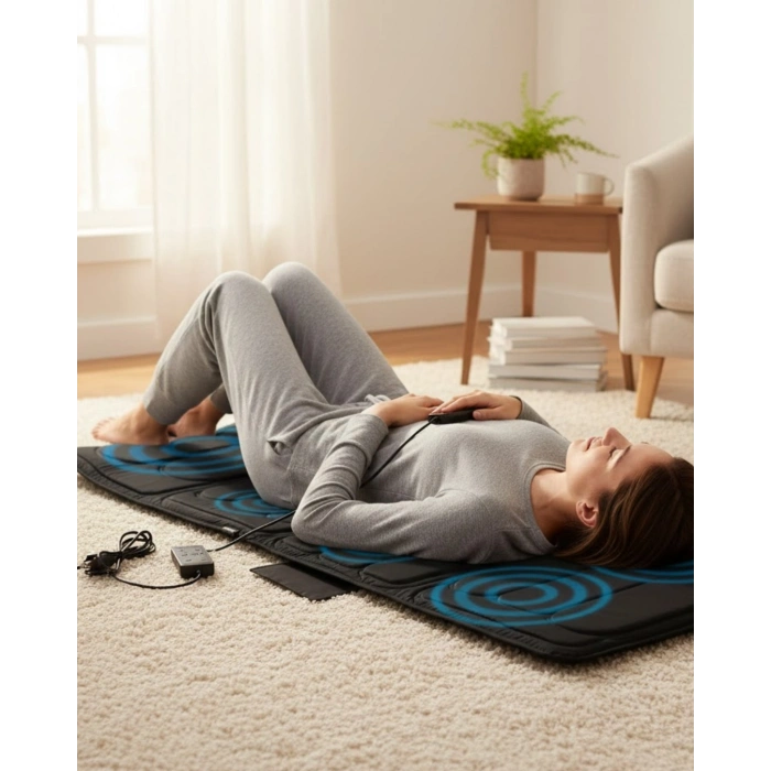 Nevamel® Isıtmalı Masaj Minderi 5 Masaj Modu ve 3 Seviye Yoğunluk