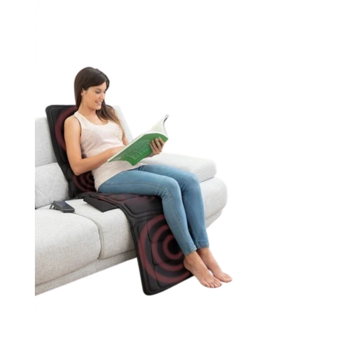 Nevamel® Isıtmalı Masaj Minderi 5 Masaj Modu ve 3 Seviye Yoğunluk