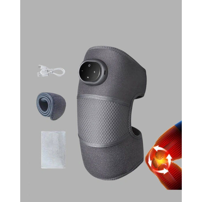 Nevamel® Isıtmalı Titreşimli Diz Masaj Cihazı 3D Rezonans Teknolojili