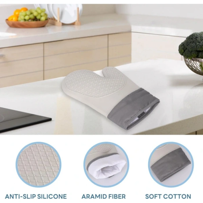 Nevamel Isıya Dayanıklı Silikon Fırın Eldiveni