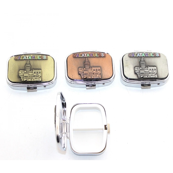 Nevamel İstanbul Temalı Enfiye Kutusu Galata Kulesi Baskılı