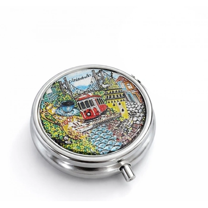 Nevamel® İstanbul Temalı İlaç Kutusu - Model 15