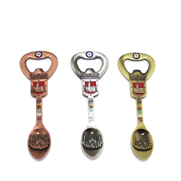 Nevamel İstanbul Temalı Metal Magnet Ve Açacak Kaşık Tasarımlı