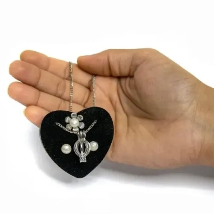 Nevamel İstridye İçinde İnci Kolye