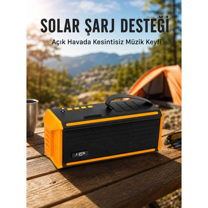 Nevamel® J-IPOX P520 Taşınabilir Bluetooth Hoparlör Güçlü Ses + Radyo Yeni Nesil