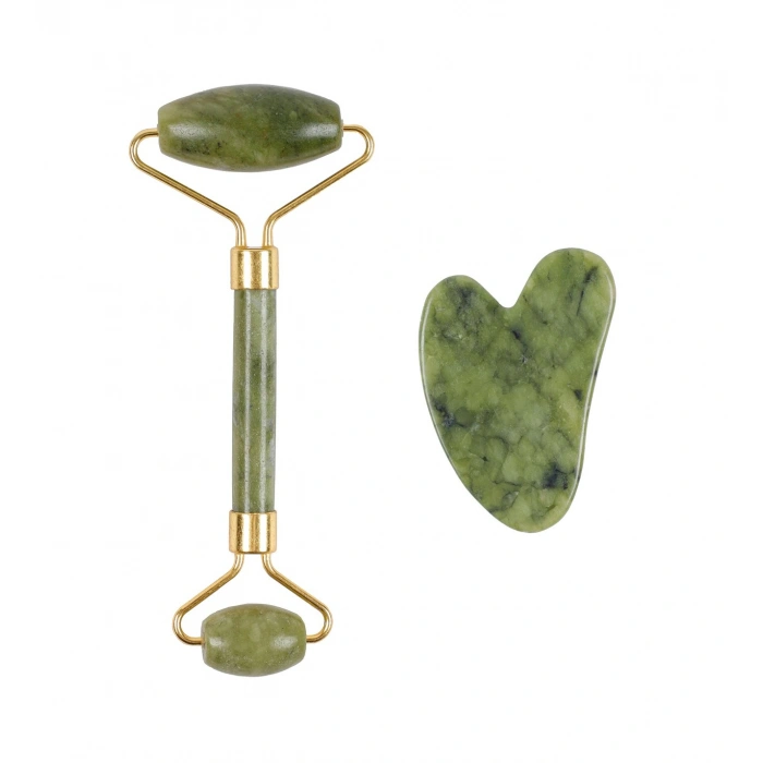 Nevamel Jade Roller Gua Sha Taşı Seti