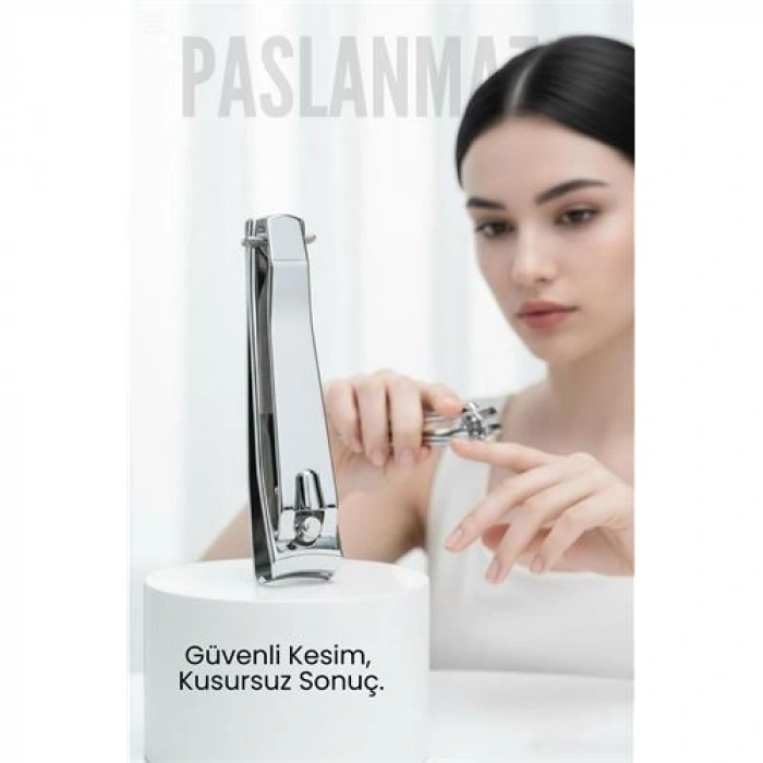 Nevamel® Jagger Alman Tip Tırnak Makası | Keskin ve Ergonomik Paslanmaz Çelik