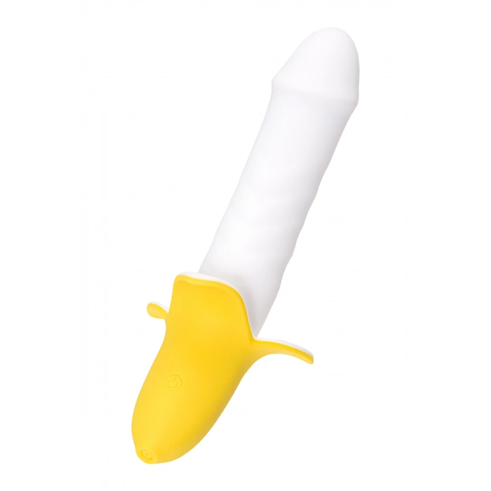 Nevamel® Jos B-Nana Vibratör, Silikon, Beyaz, 19 Cm