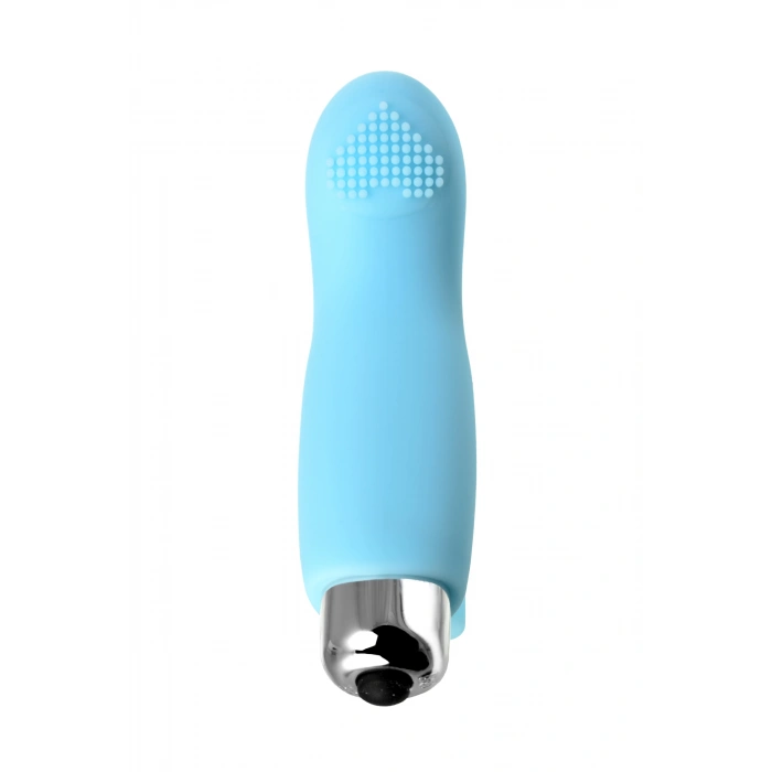 Nevamel® Jos Dankonun G Nokta Parmak Vibratörü, Silikon, Mavi, 9,5 Cm