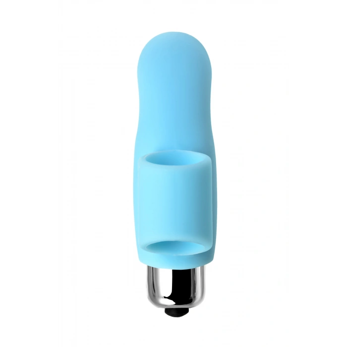 Nevamel® Jos Dankonun G Nokta Parmak Vibratörü, Silikon, Mavi, 9,5 Cm