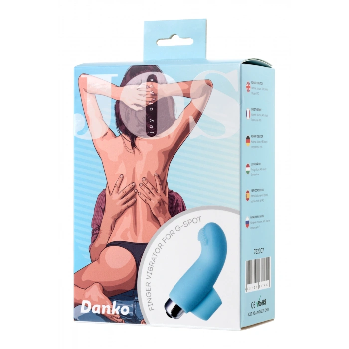 Nevamel® Jos Dankonun G Nokta Parmak Vibratörü, Silikon, Mavi, 9,5 Cm