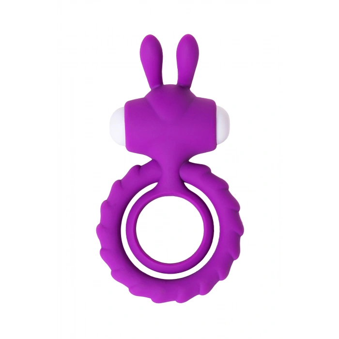 Nevamel® Jos Good Bunny Penis Halkası, Silikon, Mor, 9 Cm