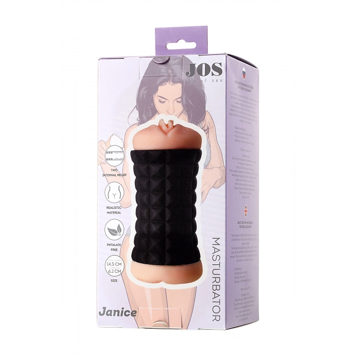 Nevamel® Jos Jani̇ce Çift Taraflı Masturbator , Tpr, Ten, 14,5 Cm