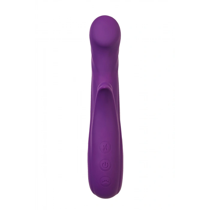 Nevamel® Jos Julli Yukarı Ve Aşağı Işlevlerine Sahip Titreşimli Silindir, Silikon, Mor, 20,5 Cm