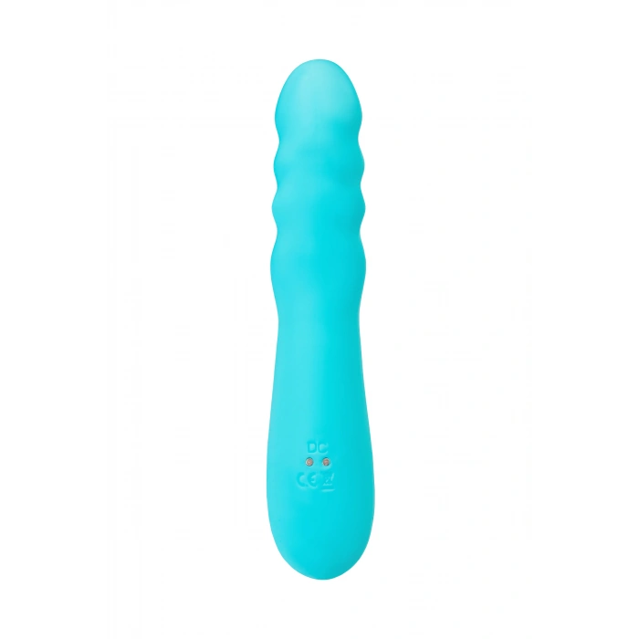 Nevamel® Jos Klitoral Uyarımlı Vibratör-Döndürücü Merry-Swi, Silikon, Mavi, 20,7 Cm