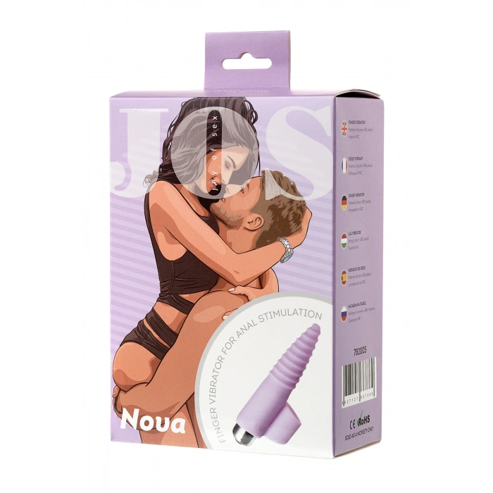 Nevamel® Jos Novanin Parmak Ucu Anal Plug , Silikon, Pembe, 9 Cm