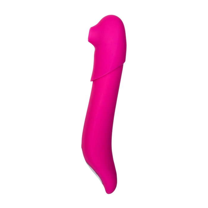 Nevamel® Jos Oscar 2Si 1 Arada Vakum Dalgası Vibratör , Silikon, Pembe, 20.5 C