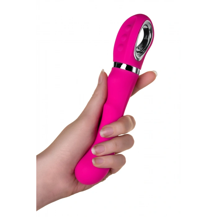 Nevamel® Jos Pi̇lo Vibratör, Wow Modlu, Silikon, Pembe, 20 Cm