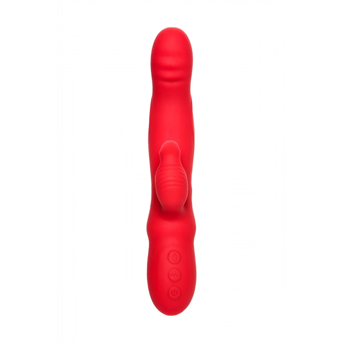 Nevamel® Jos Redli Vibratör, Silikon, Kırmızı, 21 Cm