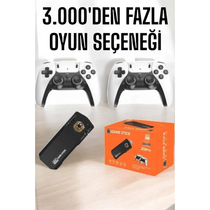 Nevamel Joystick Çift Kollu Oyun Kolu Retro Oyun Yüksek Çözünürlüklü 3D Game