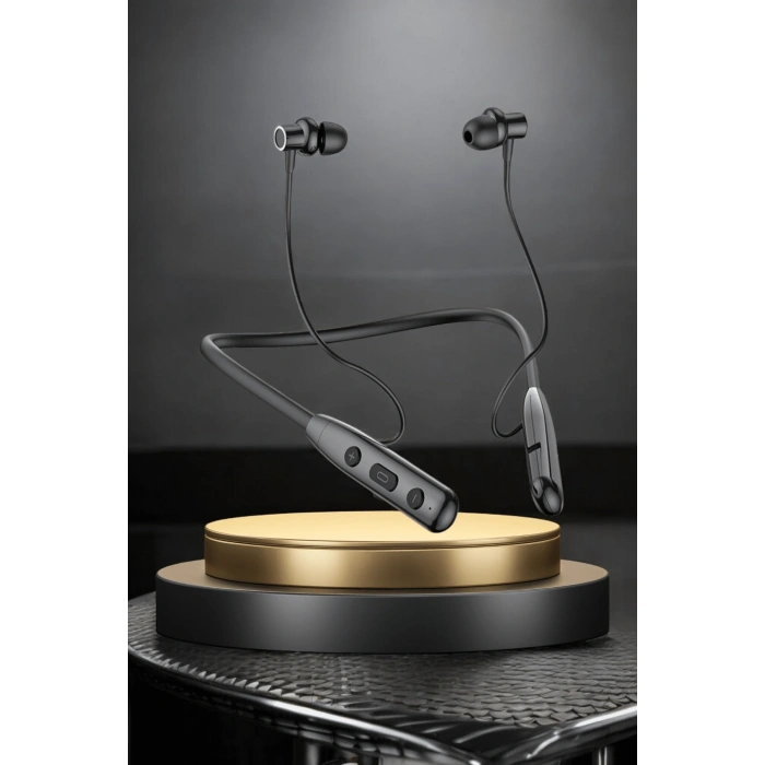 Nevamel Kablolu Bluetooth Kulaklık Boyun Bantlı ANC Özelliği Yüksek Ses Kaliteli 100 saat