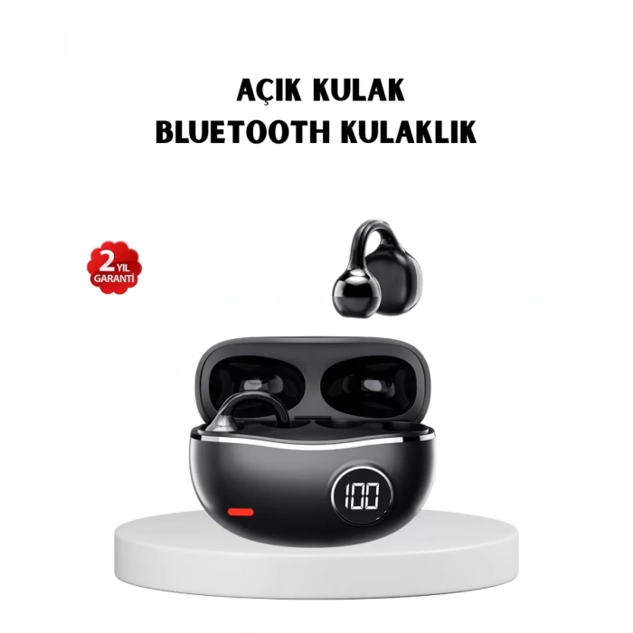 Nevamel® Kablosuz Açık Kulak Kulaklık Bluetooth 5.4 Type-C Hızlı Şarj 30 Saat