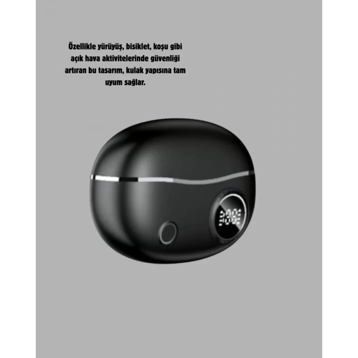 Nevamel® Kablosuz Açık Kulak Kulaklık Bluetooth 5.4 Type-C Hızlı Şarj 30 Saat