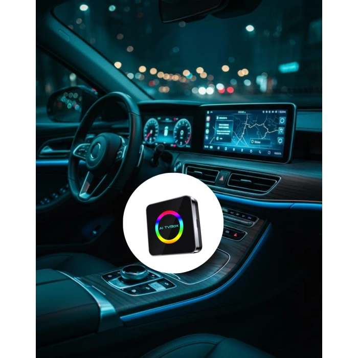 Nevamel® Kablosuz Android Auto CarPlay Destekli Araç Multimedya Adaptörü