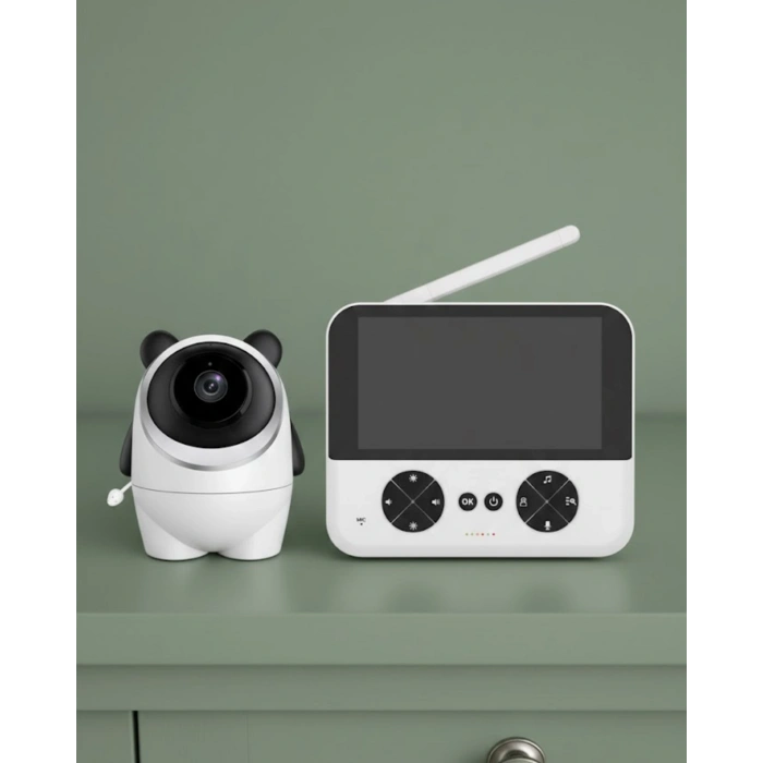 Nevamel® Kablosuz Bebek Kamera Sistemi Ninni ve Alarm Özellikli