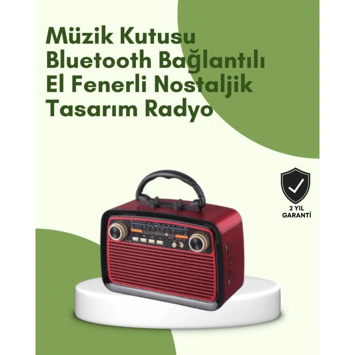Nevamel Kablosuz Bluetooth Hoparlör – Yüksek Ses Kalitesi Uzun Pil Ömrü FM ve AM Radyo Fonksiyonu