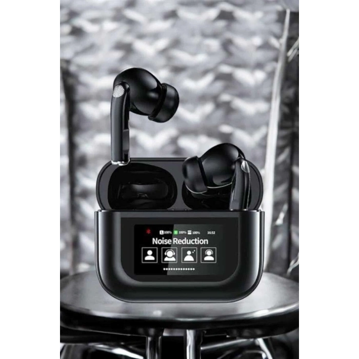 Nevamel Kablosuz Bluetooth Kulaklık Ekranlı Uzun Şarj Süreli ANC Destekli