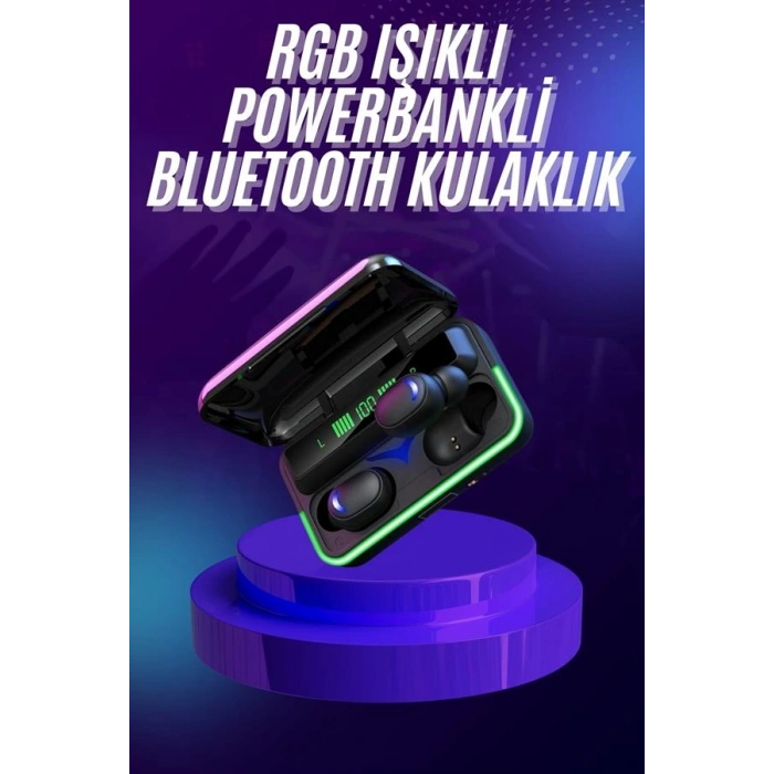 Nevamel Kablosuz Bluetooth Kulaklık Rgb Gaming Oyuncu Kulaklığı Gecikme Önleyici
