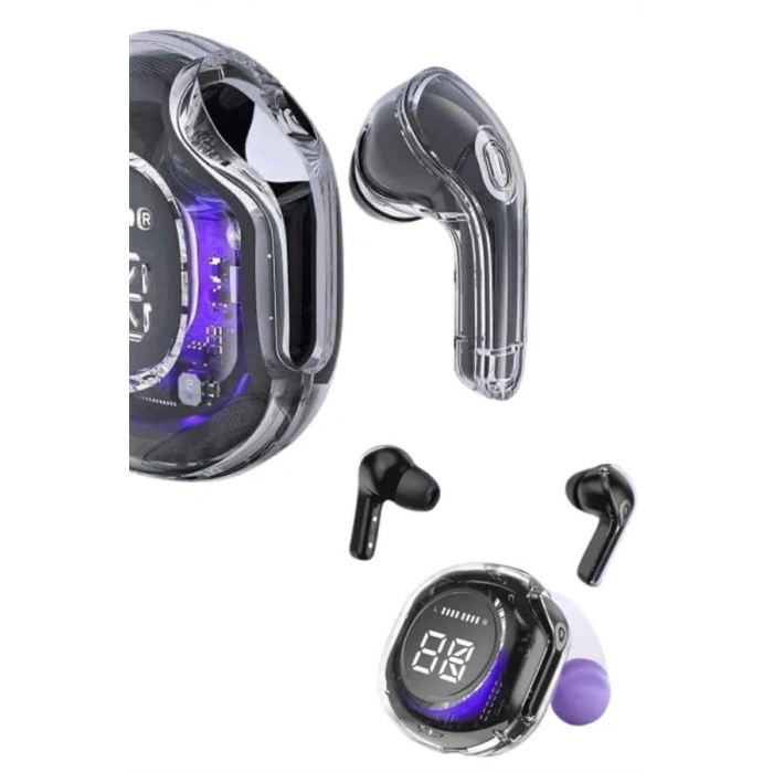 Nevamel Kablosuz Dijital Göstergeli Powerbanklı IOS ve  Android Uyumlu Gaming Kulaklık