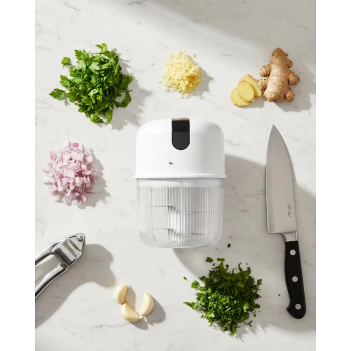 Nevamel® Kablosuz Elektrikli Sarımsak Ezici Paslanmaz Bıçak